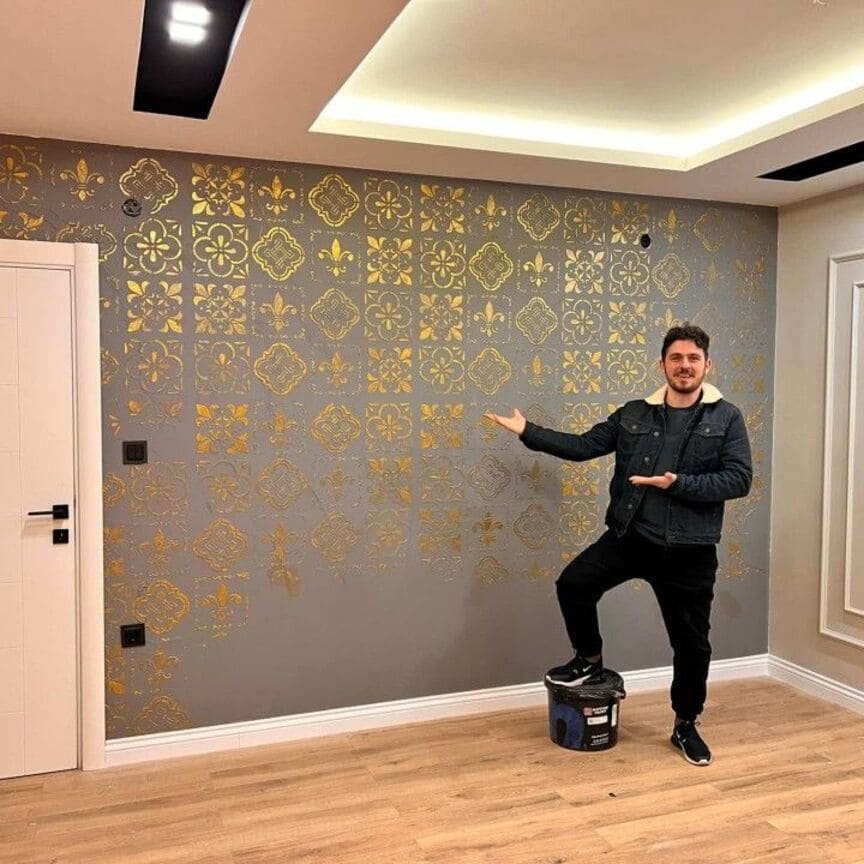 معلم ورق جدران الرياض